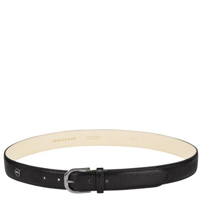 Black Longchamp Le Pliage Ladies\' Belt | SN-LCMP48947