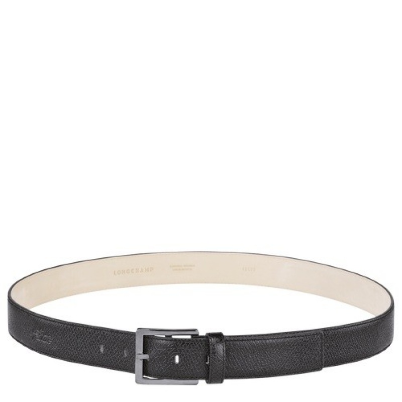 Black Longchamp Le Pliage Men\'s Belt | SN-LCMP49464