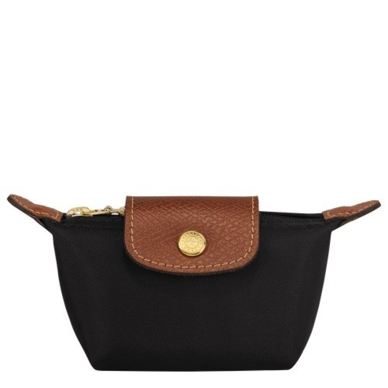 Black Longchamp Le Pliage Original Coin Purse | SN-LCMP48360