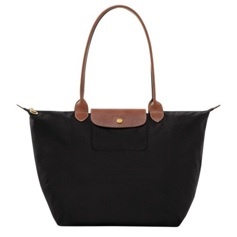 Black Longchamp Le Pliage Original L Tote Bag | SN-LCMP47983