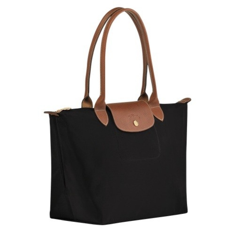 Black Longchamp Le Pliage Original M Tote Bag | SN-LCMP47980