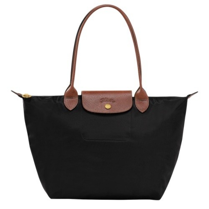 Black Longchamp Le Pliage Original M Tote Bag | SN-LCMP47980