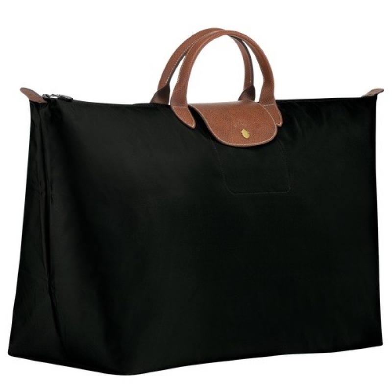 Black Longchamp Le Pliage Original M Travel Bag | SN-LCMP49321