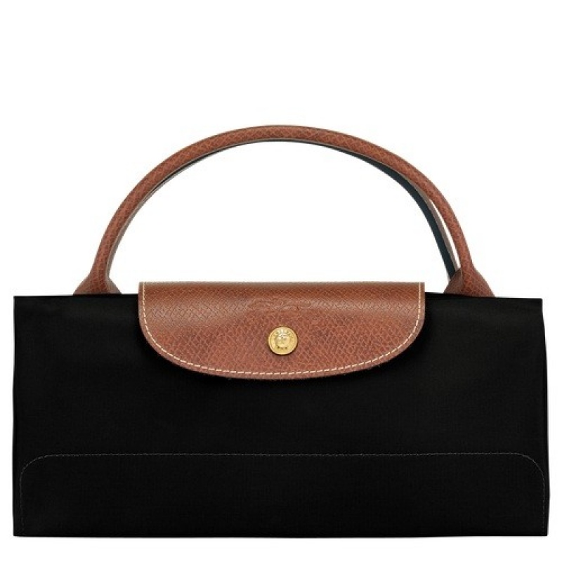 Black Longchamp Le Pliage Original M Travel Bag | SN-LCMP49321