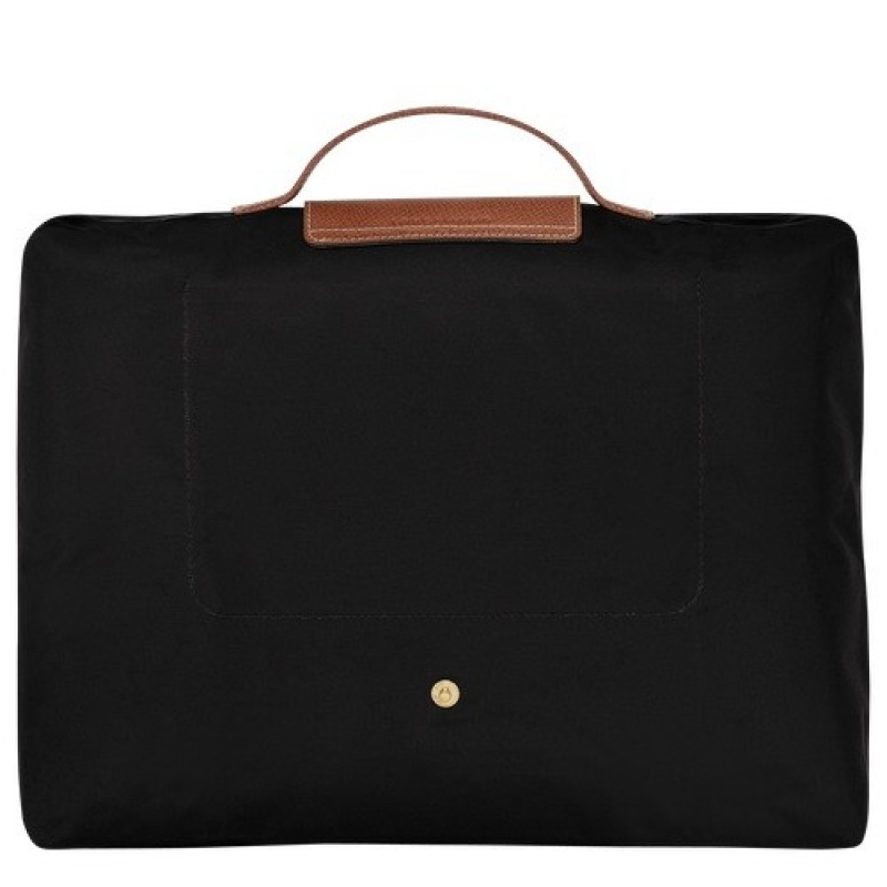 Black Longchamp Le Pliage Original S Briefcase | SN-LCMP49016