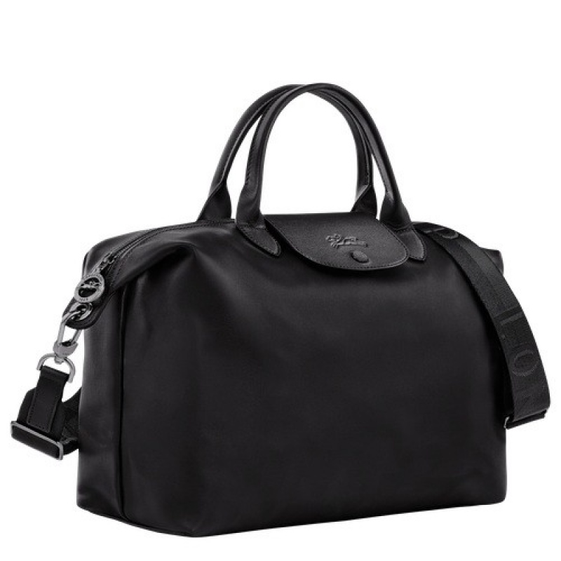 Black Longchamp Le Pliage Xtra L Handbag | SN-LCMP49170