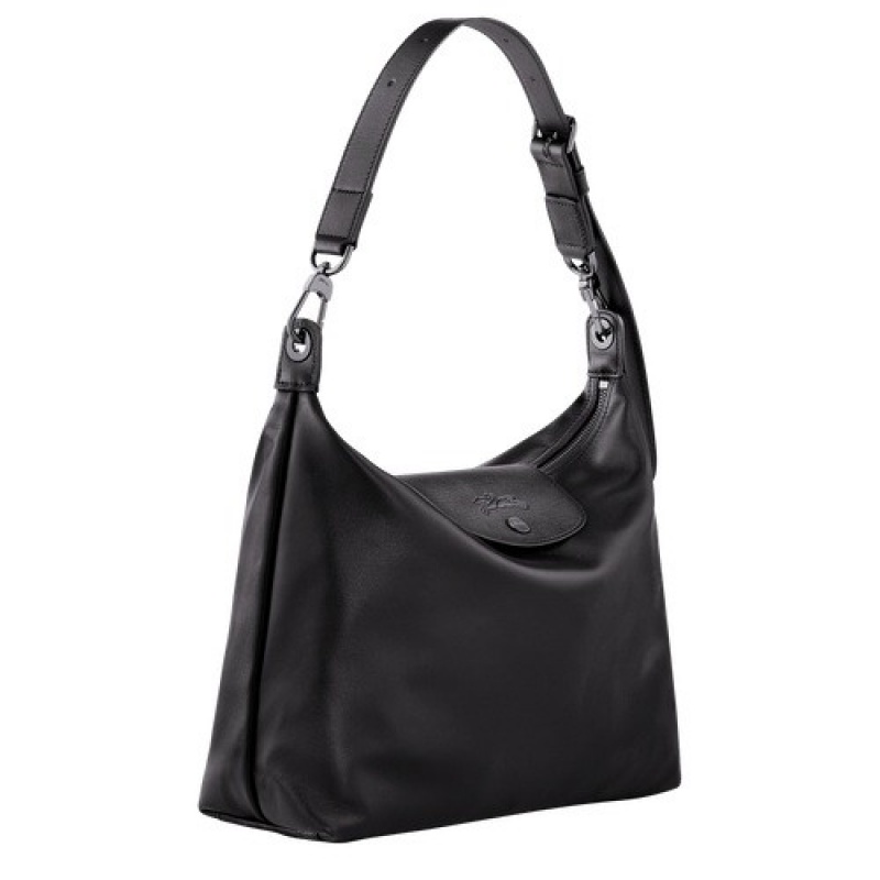 Black Longchamp Le Pliage Xtra M Hobo Bag | SN-LCMP47959