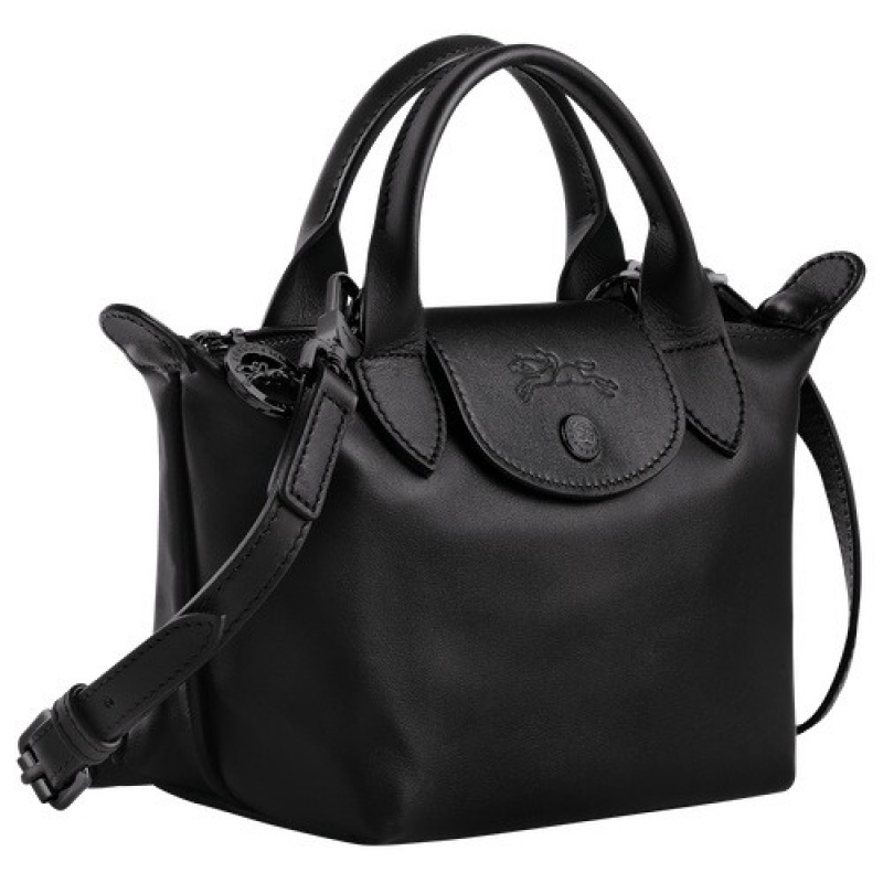 Black Longchamp Le Pliage Xtra Xs Handbag | SN-LCMP48207