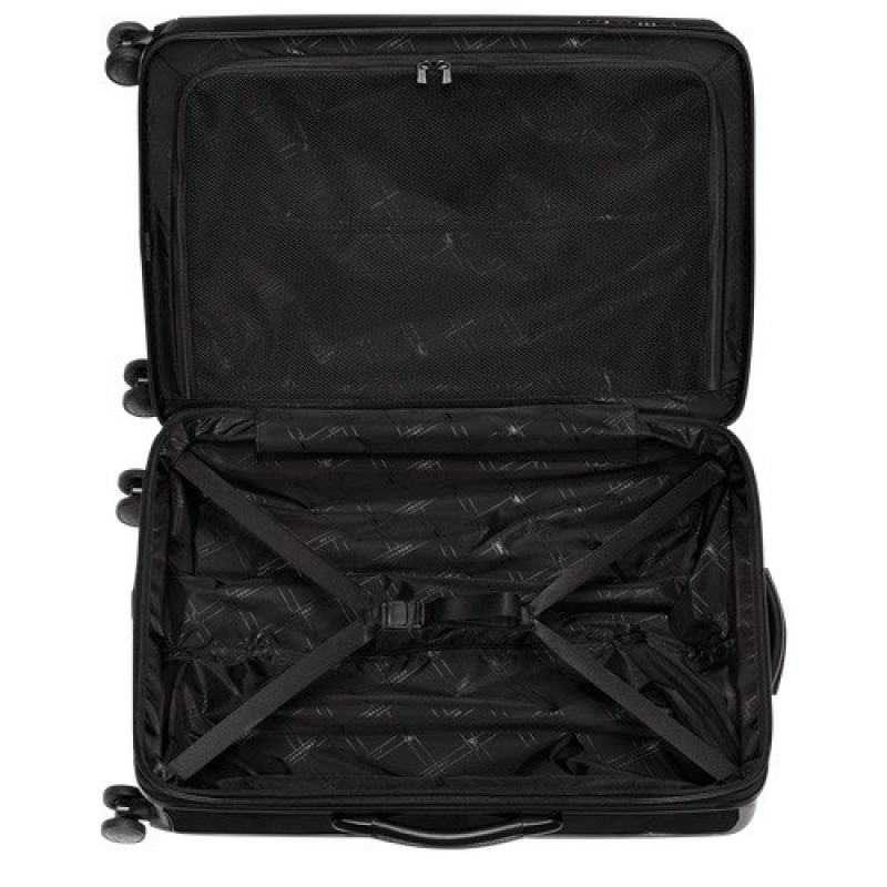 Black Longchamp Lgp Travel L Suitcase | SN-LCMP49373