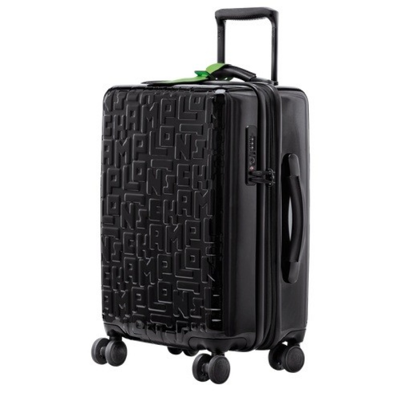 Black Longchamp Lgp Travel M Suitcase | SN-LCMP49374