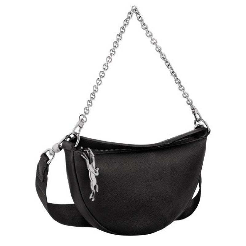 Black Longchamp Smile S Crossbody Bag | SN-LCMP47985