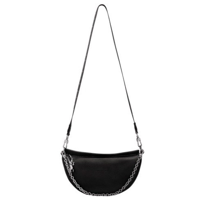 Black Longchamp Smile S Crossbody Bag | SN-LCMP47985