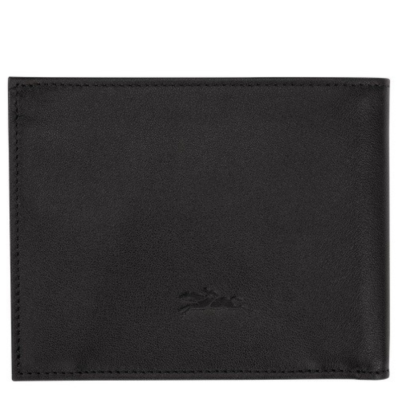 Black Longchamp Sur Seine Wallet | SN-LCMP49210