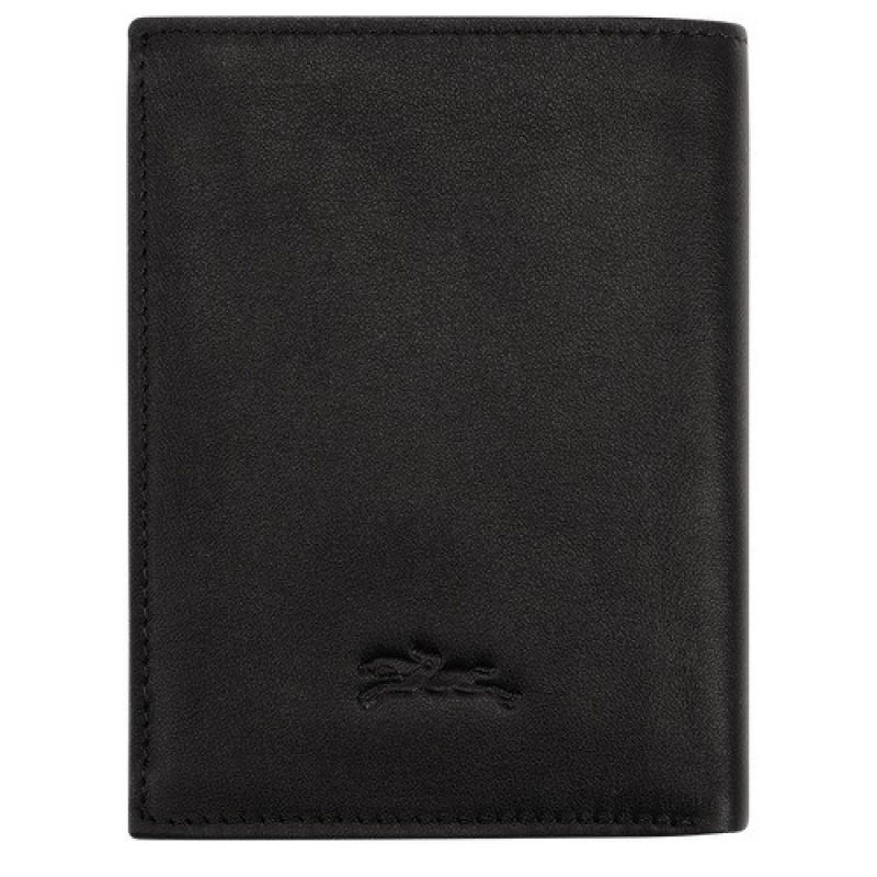 Black Longchamp Sur Seine Wallet | SN-LCMP49213