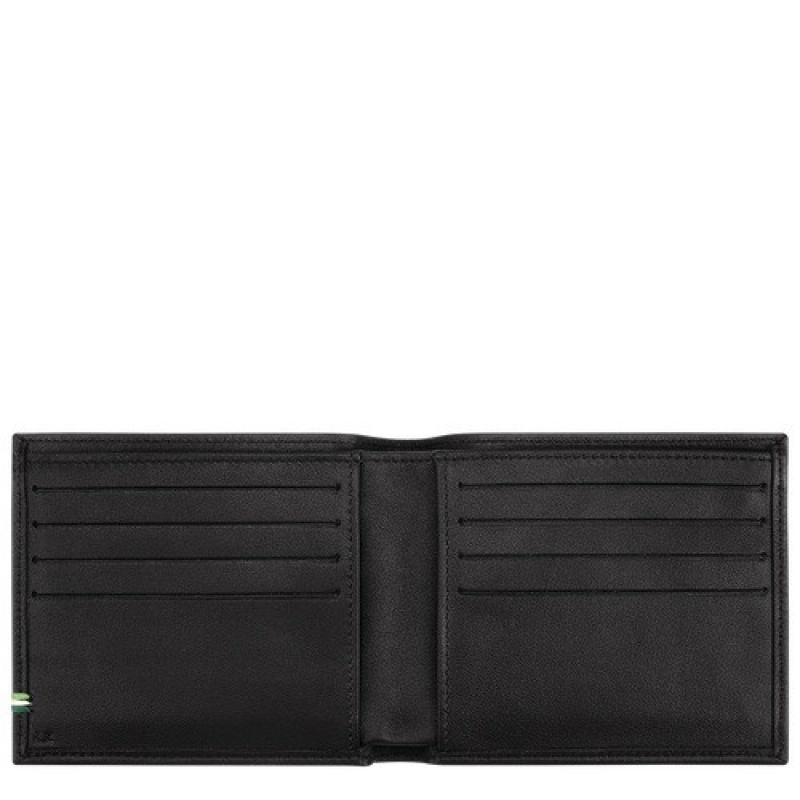 Black Longchamp Sur Seine Wallet | SN-LCMP49216