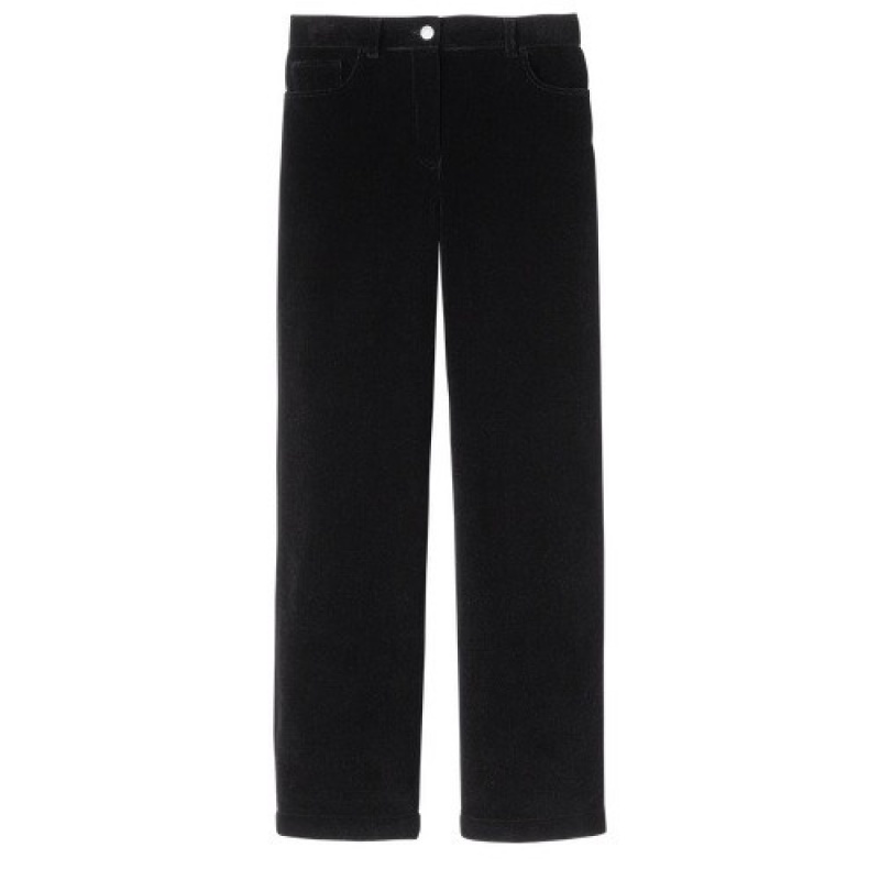 Black Longchamp Trousers | SN-LCMP48750