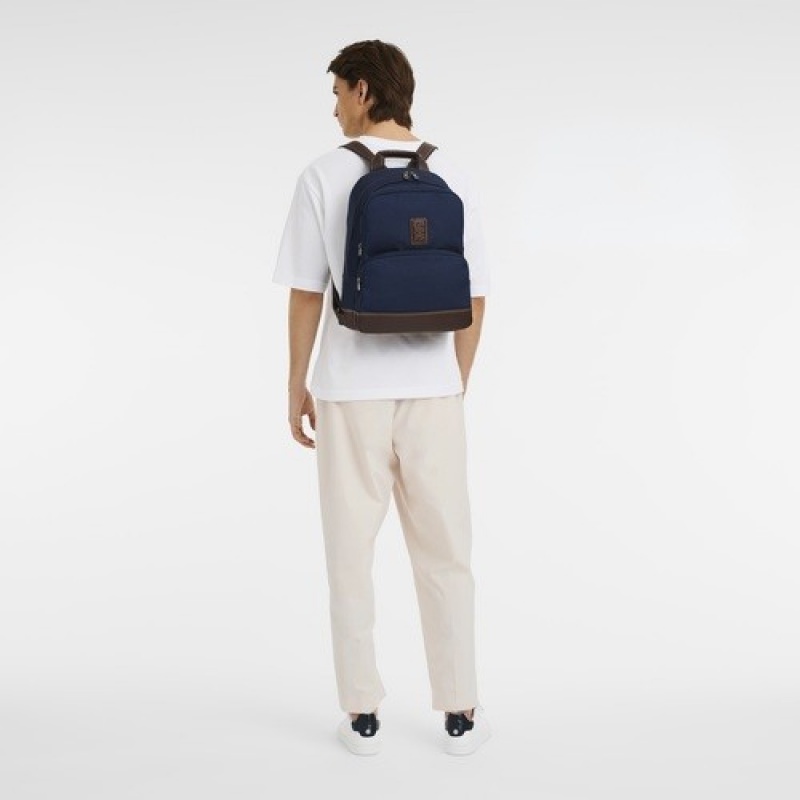 Blue Longchamp Boxford Backpack | SN-LCMP49109