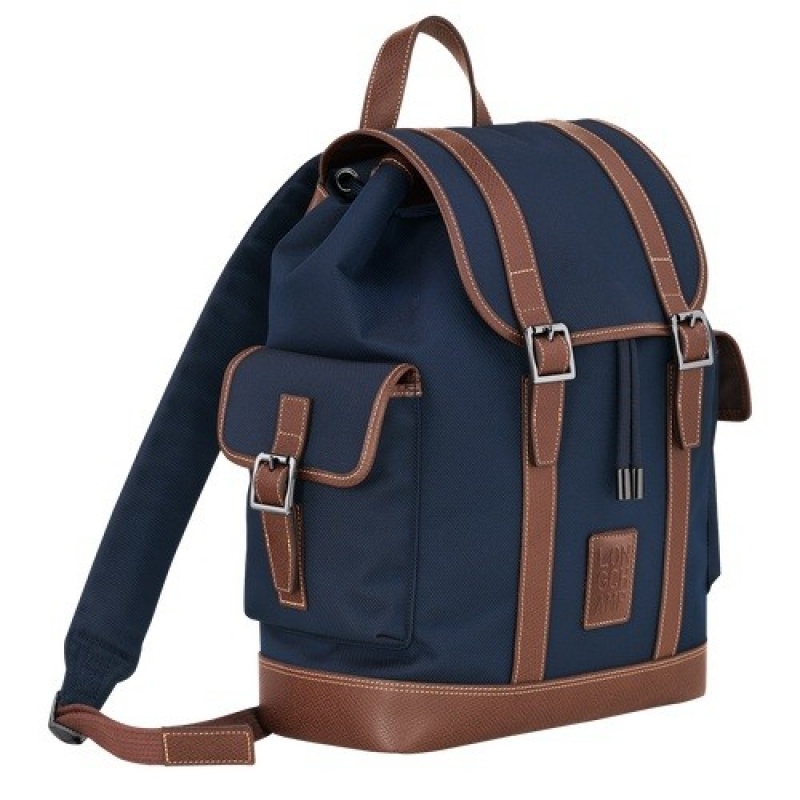 Blue Longchamp Boxford Backpack | SN-LCMP49112