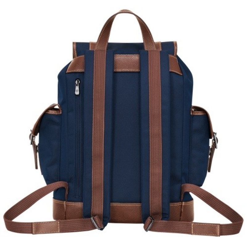 Blue Longchamp Boxford Backpack | SN-LCMP49112