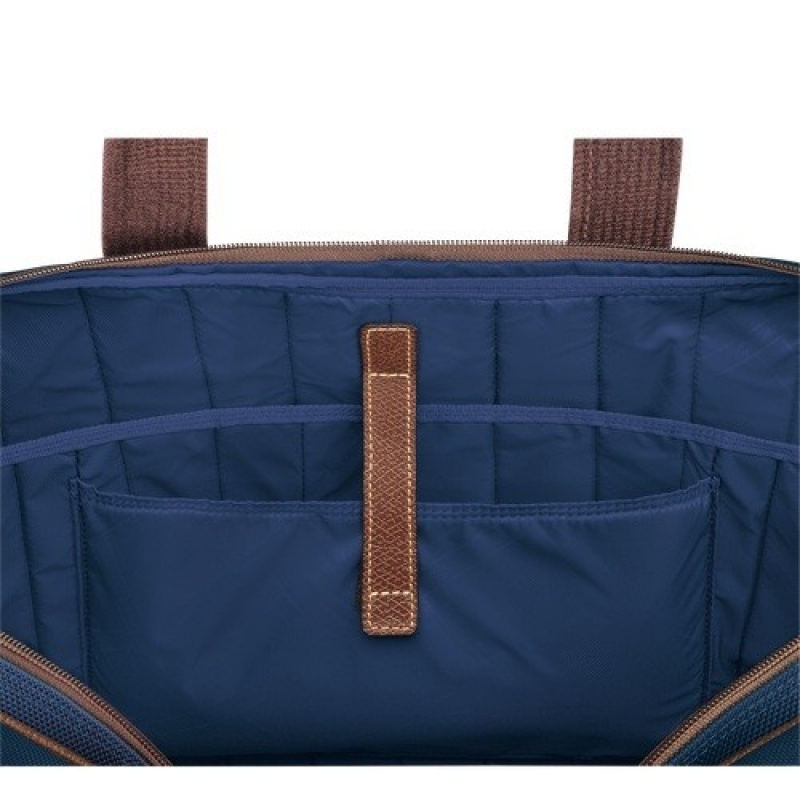 Blue Longchamp Boxford L Briefcase | SN-LCMP49028