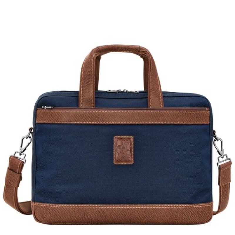 Blue Longchamp Boxford L Briefcase | SN-LCMP49028