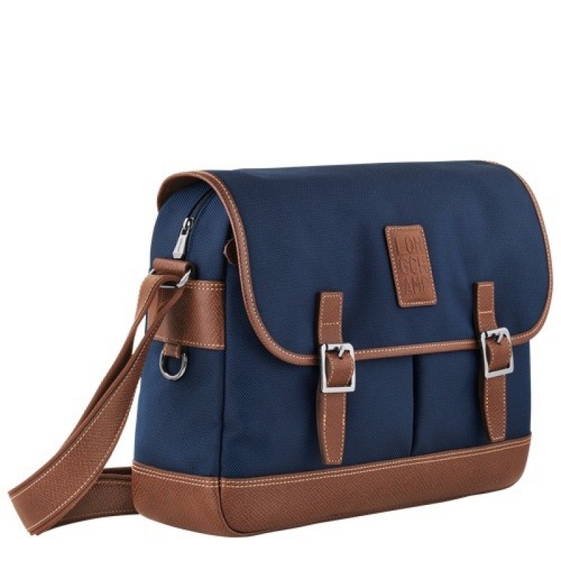 Blue Longchamp Boxford L Crossbody Bag | SN-LCMP49092