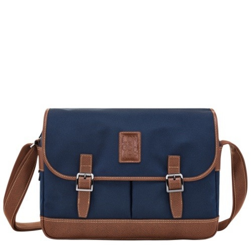 Blue Longchamp Boxford L Crossbody Bag | SN-LCMP49092