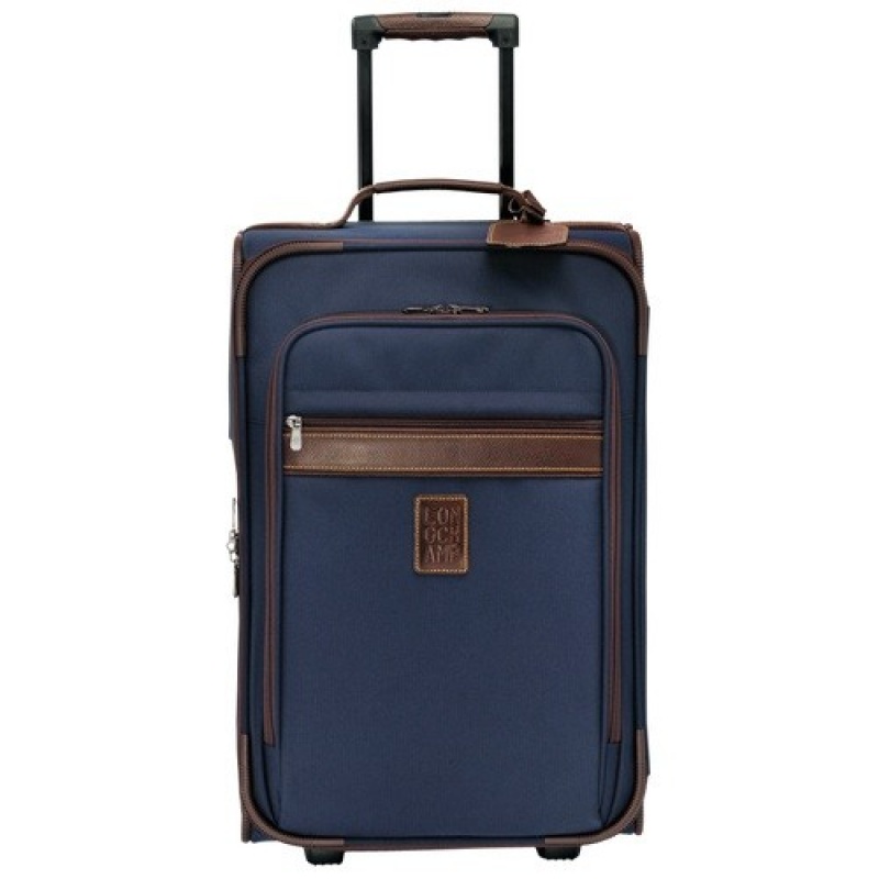 Blue Longchamp Boxford M Suitcase | SN-LCMP49375