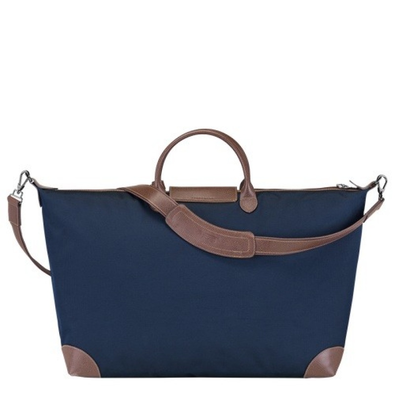 Blue Longchamp Boxford M Travel Bag | SN-LCMP49329