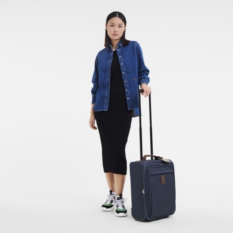 Blue Longchamp Boxford S Suitcase | SN-LCMP49378