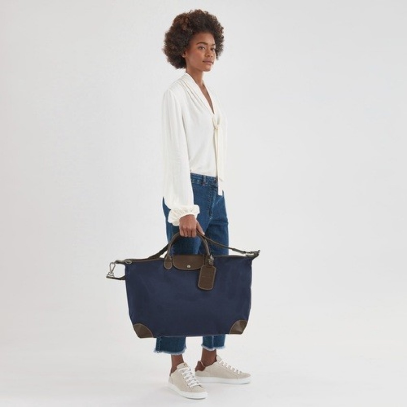 Blue Longchamp Boxford S Travel Bag | SN-LCMP49324