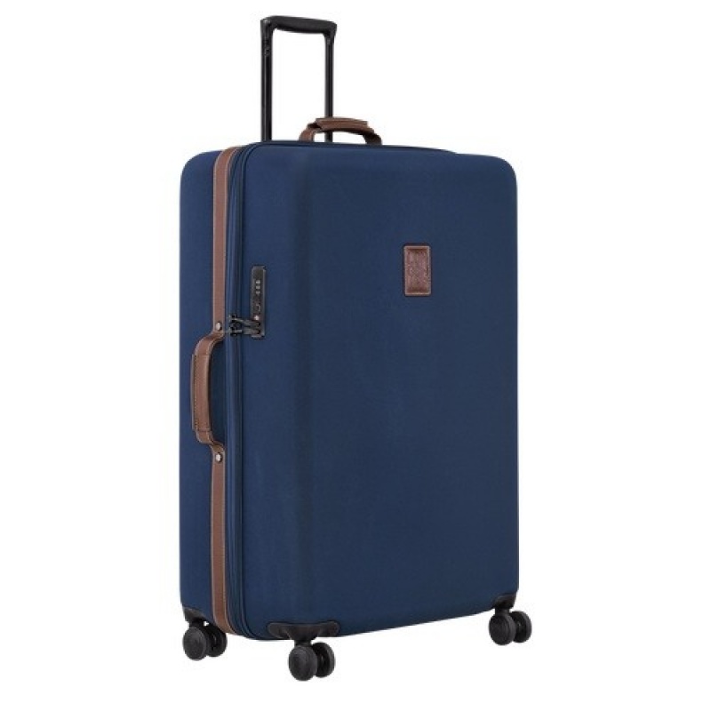 Blue Longchamp Boxford Xl Suitcase | SN-LCMP49381