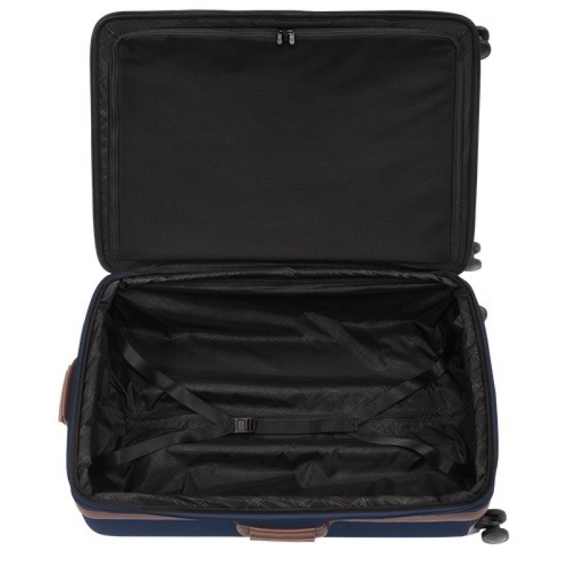 Blue Longchamp Boxford Xl Suitcase | SN-LCMP49381