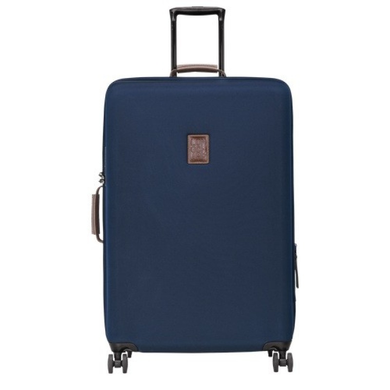 Blue Longchamp Boxford Xl Suitcase | SN-LCMP49381