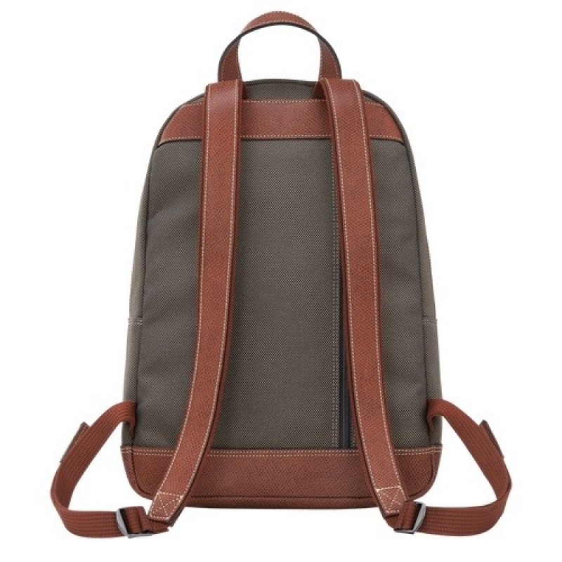 Brown Longchamp Boxford Backpack | SN-LCMP49110