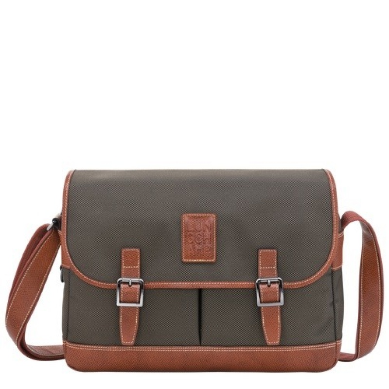 Brown Longchamp Boxford L Crossbody Bag | SN-LCMP49093