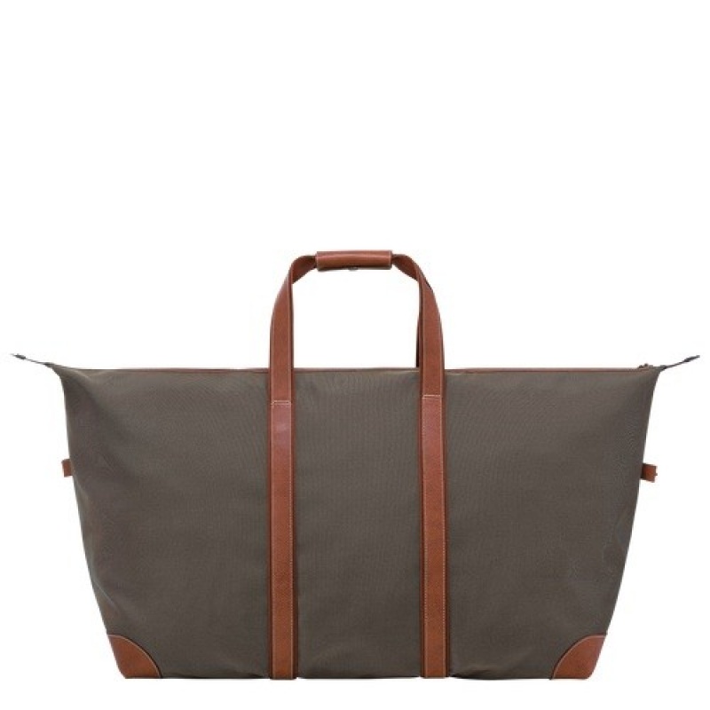 Brown Longchamp Boxford L Travel Bag | SN-LCMP49349