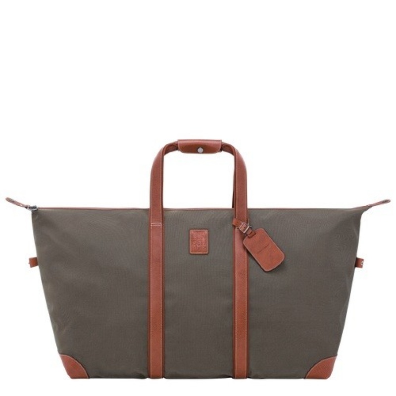 Brown Longchamp Boxford L Travel Bag | SN-LCMP49349