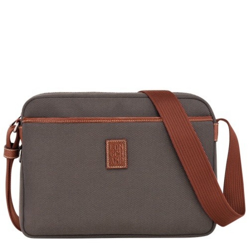 Brown Longchamp Boxford M Camera Bag | SN-LCMP49090