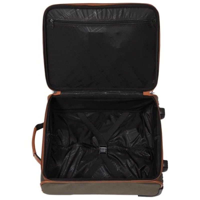 Brown Longchamp Boxford S Suitcase | SN-LCMP49379