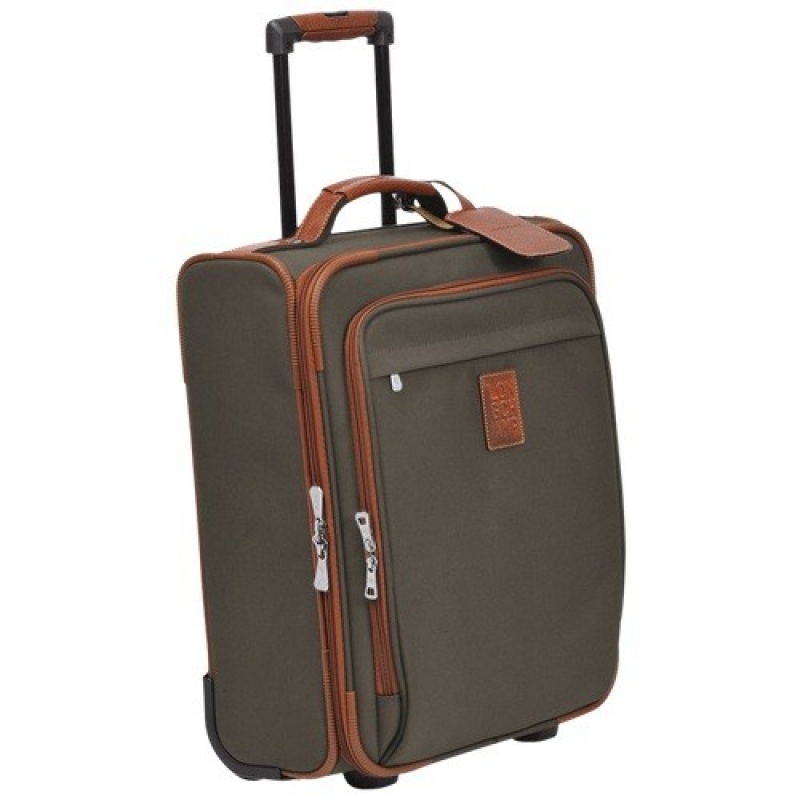 Brown Longchamp Boxford S Suitcase | SN-LCMP48567