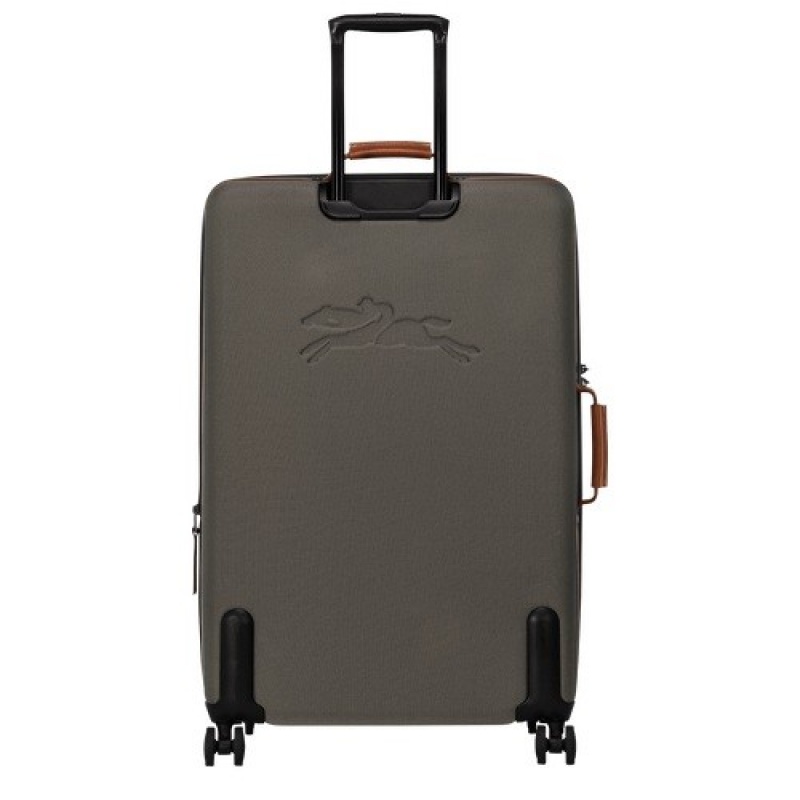 Brown Longchamp Boxford Xl Suitcase | SN-LCMP49382