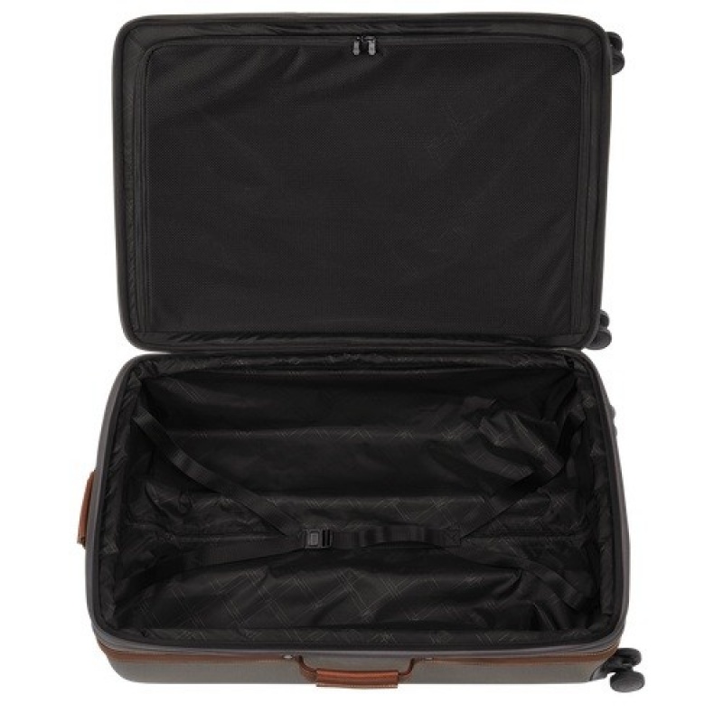 Brown Longchamp Boxford Xl Suitcase | SN-LCMP49382