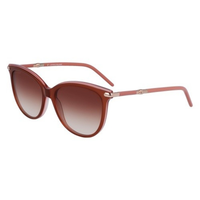 Brown rose Longchamp Sunglasses 6 | SN-LCMP49003