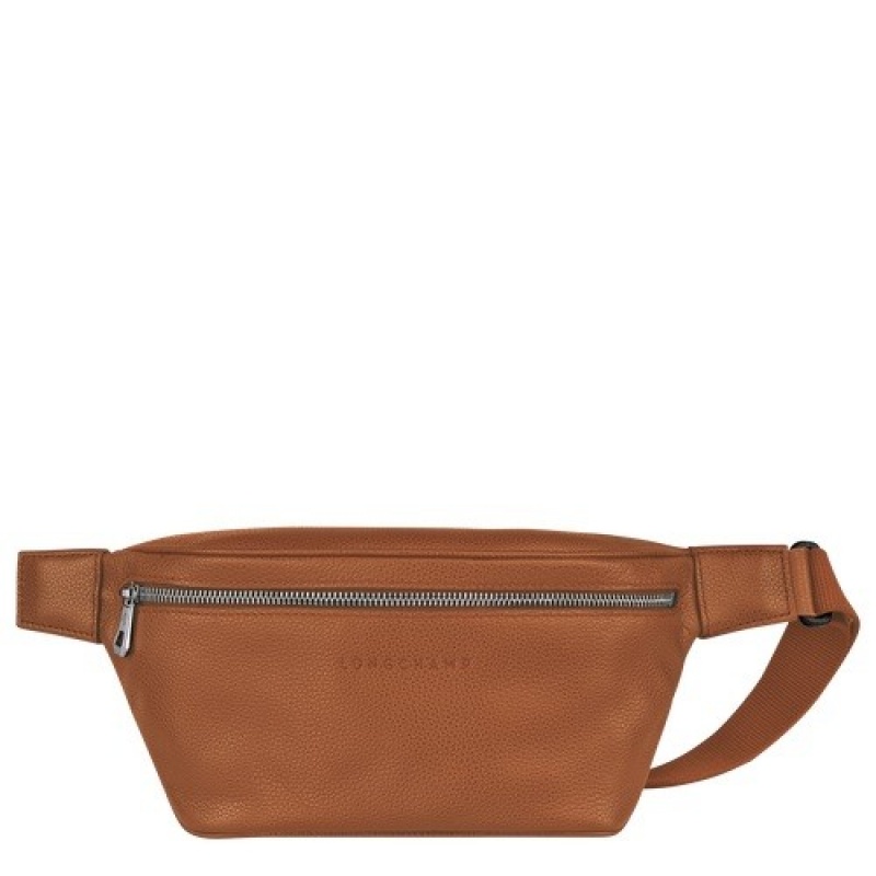 Caramel Longchamp Le Foulonné Belt Bag | SN-LCMP49156