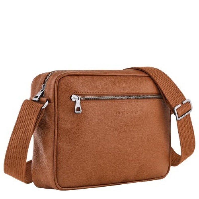 Caramel Longchamp Le Foulonné M Camera Bag | SN-LCMP49100