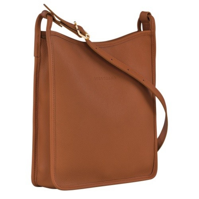 Caramel Longchamp Le Foulonné M Crossbody Bag | SN-LCMP47859