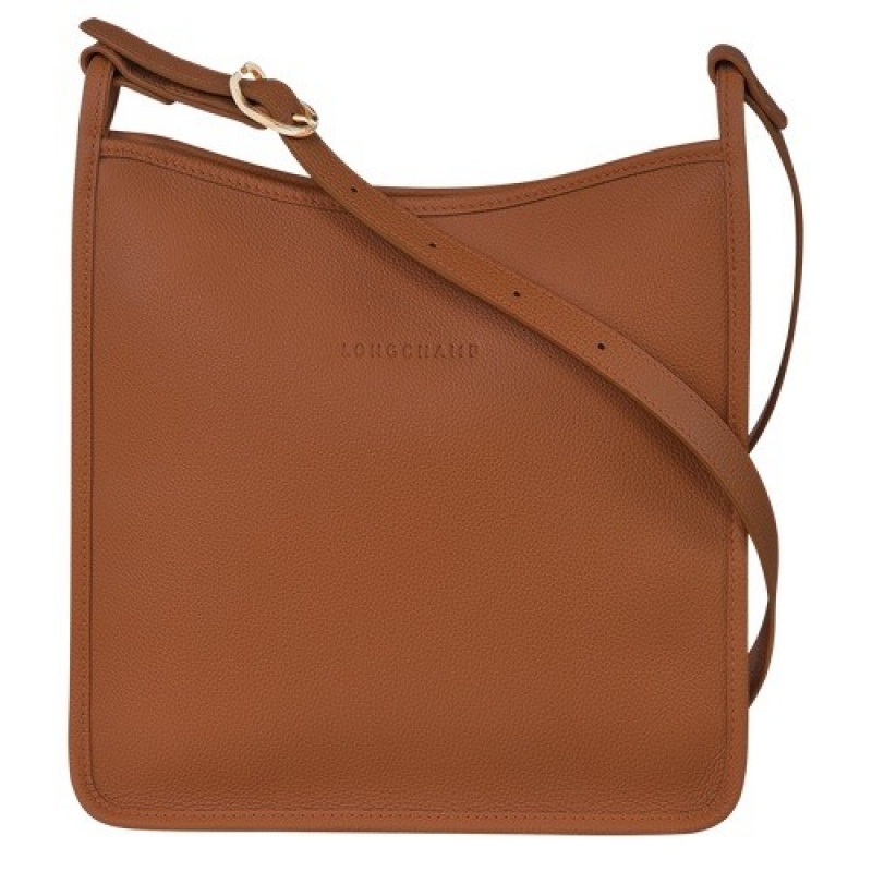 Caramel Longchamp Le Foulonné M Crossbody Bag | SN-LCMP47859