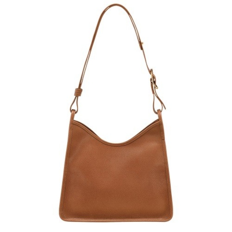 Caramel Longchamp Le Foulonné M Hobo Bag | SN-LCMP47992