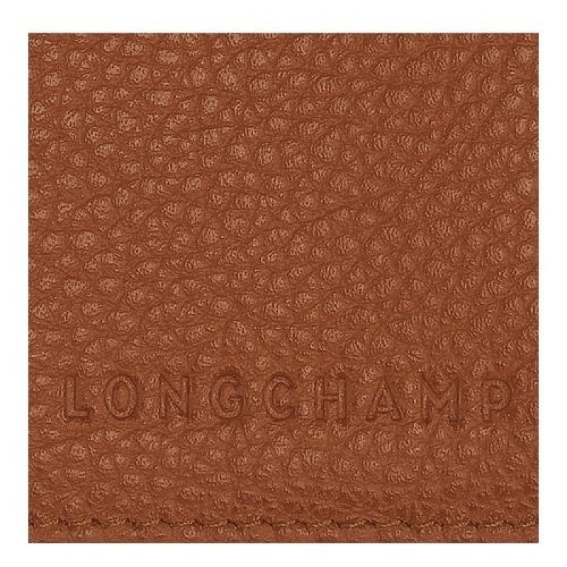 Caramel Longchamp Le Foulonné Passport Cover | SN-LCMP48585